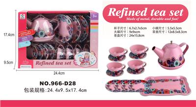 过家家马口铁纯色古典花茶具 - OBL963232