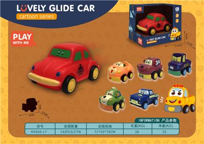 搪胶公仔卡通车 - OBL963326