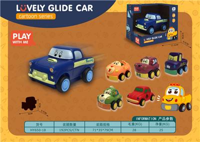 搪胶公仔卡通车 - OBL963327