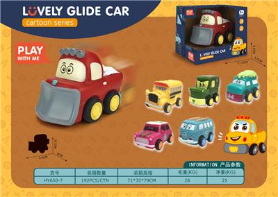 搪胶公仔卡通车 - OBL963333