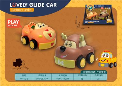搪胶公仔卡通车 - OBL963336