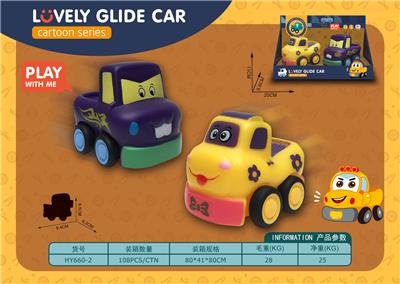 搪胶公仔卡通车 - OBL963337