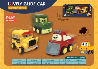 搪胶公仔卡通车 - OBL963349