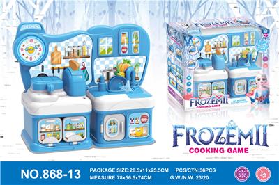 冰雪卡通益智厨房、厨具组合 - OBL964054