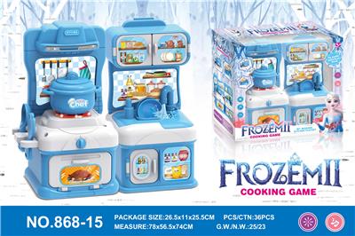 冰雪卡通益智厨房、厨具组合 - OBL964056