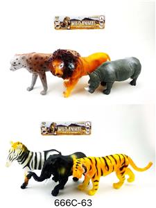 搪塑动物二款混装 - OBL965190