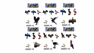 鸟六款混装 - OBL965739