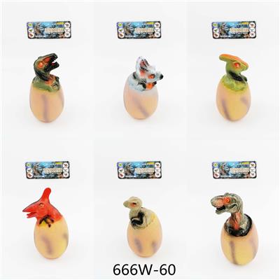 恐龙蛋6款混装音片带灯光 - OBL965750