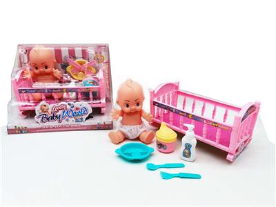 6.5寸公仔睡床餐具 - OBL966595