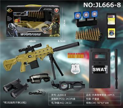 仿真警察套装-10PCS - OBL966670