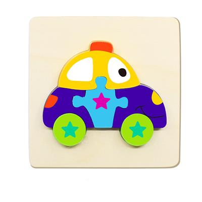 木质拼图警车 - OBL966698