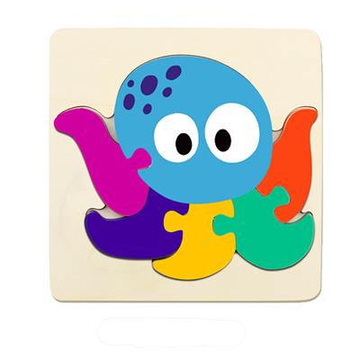 木质拼图八爪鱼 - OBL966703