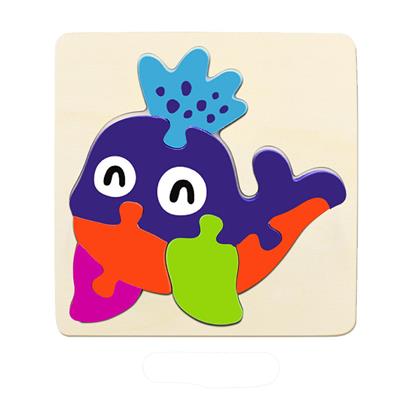 木质拼图鲸鱼 - OBL966706