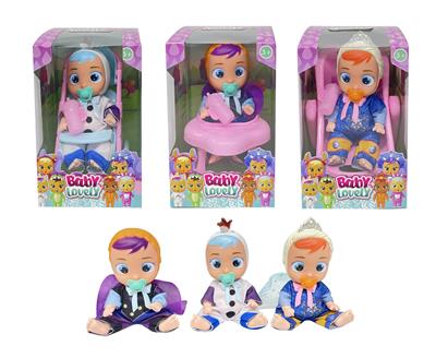 3款混装6寸开窗盒实身会流泪哭泣娃娃 - OBL967505