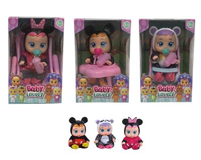 6.5寸3款混装实身会流眼泪哭泣娃娃带四声IC - OBL967506