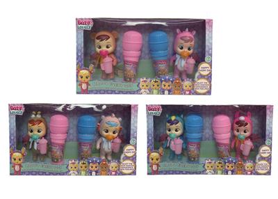 5.5寸3款混装实身会流眼泪哭泣娃娃（2只装） - OBL967515