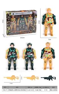 军人3身带灯光红兰双闪包电 - OBL968044