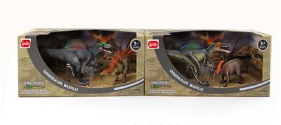 仿真棘龙+小恐龙套装
（2款混） - OBL970702