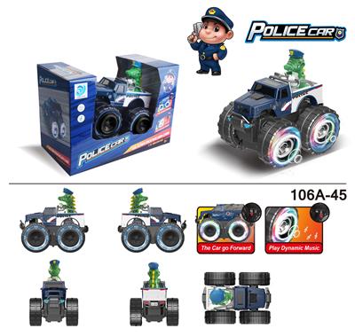 越野车皮卡警察鳄鱼电动车 - OBL971827