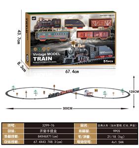 古典火车(加水冒烟.灯光.声音) - OBL971890