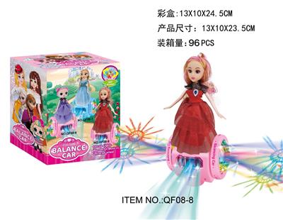 电动万向灯光音乐芭比 - OBL972208