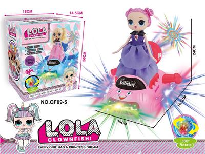 电动万向灯光音乐惊喜太空艇 - OBL972210