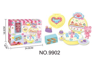 DIY迷你甜品桃心盒(灯光.音乐) - OBL972537