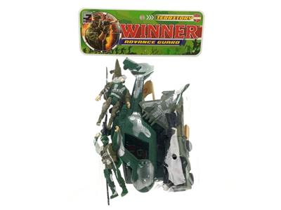 卡头PVC袋军事模型套庄(11PCS) - OBL972623