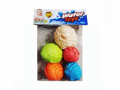 5款自动哨动物搪胶球 - OBL975042