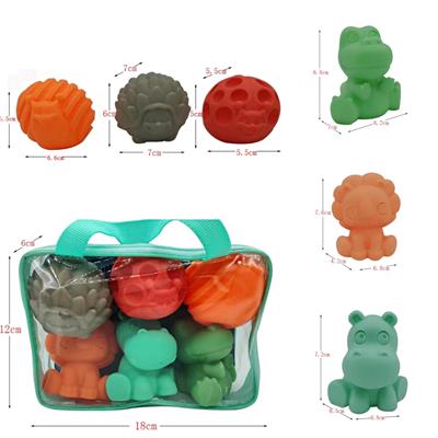 6款搪胶动物 - OBL975050