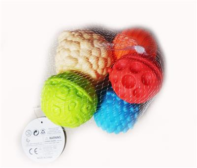 5款自动哨动物搪胶球 - OBL975057