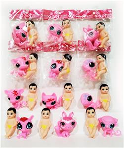 1只搪塑动物7款可混装 - OBL975072