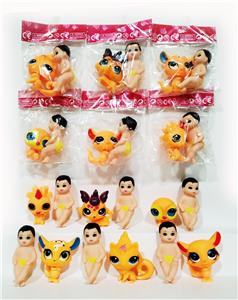 1只搪塑动物7款可混装 - OBL975074