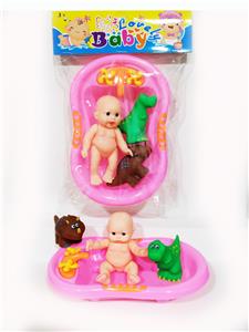 1只表情娃2只搪胶恐龙1个泳池 - OBL975089