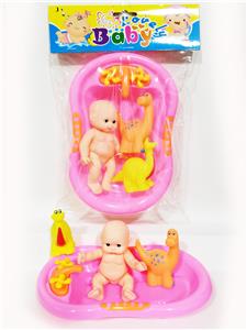 1只表情娃2只搪胶恐龙1个泳池 - OBL975090