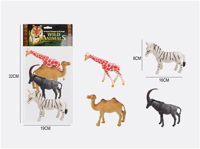 6.5寸野生动物4只装 - OBL976787