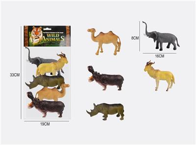 6.5寸野生动物5只装 - OBL976792