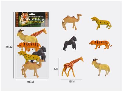 6.5寸野生动物6只装 - OBL976797