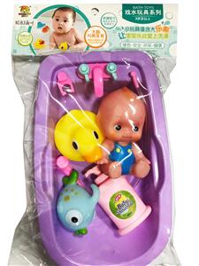 搪塑娃娃配浴池 - OBL978288