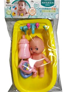 搪塑娃娃配浴池 - OBL978289