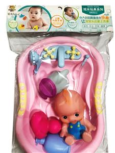 搪塑娃娃配浴池 - OBL978290