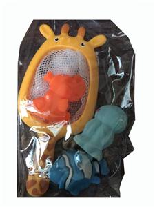 长颈鹿网捞配搪塑动物三只庄 - OBL978293