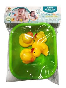 搪塑洗澡鸭子配浴盆 - OBL978374