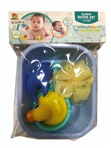 搪塑动物浴盆配浴球 - OBL978375