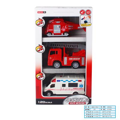 Sets / fire rescue set of / ambulance - OBL978454