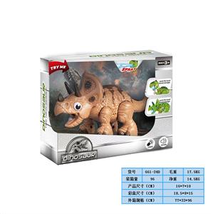 三角龙恐龙（带声光+喷雾）（用3粒7号电池，不包电） - OBL978485