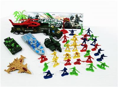 惯性拖头军事套装 40PCS - OBL981809