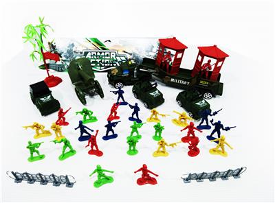 惯性拖头军事套装 37PCS - OBL981810