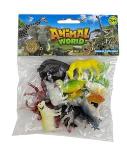 2寸家禽动物(配石头、树) - OBL982738