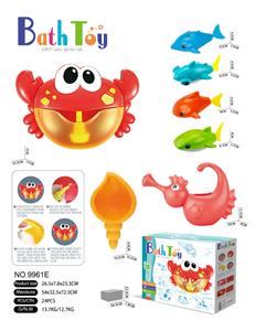 浴室戏水吐泡泡螃蟹套装（6件套） - OBL983328